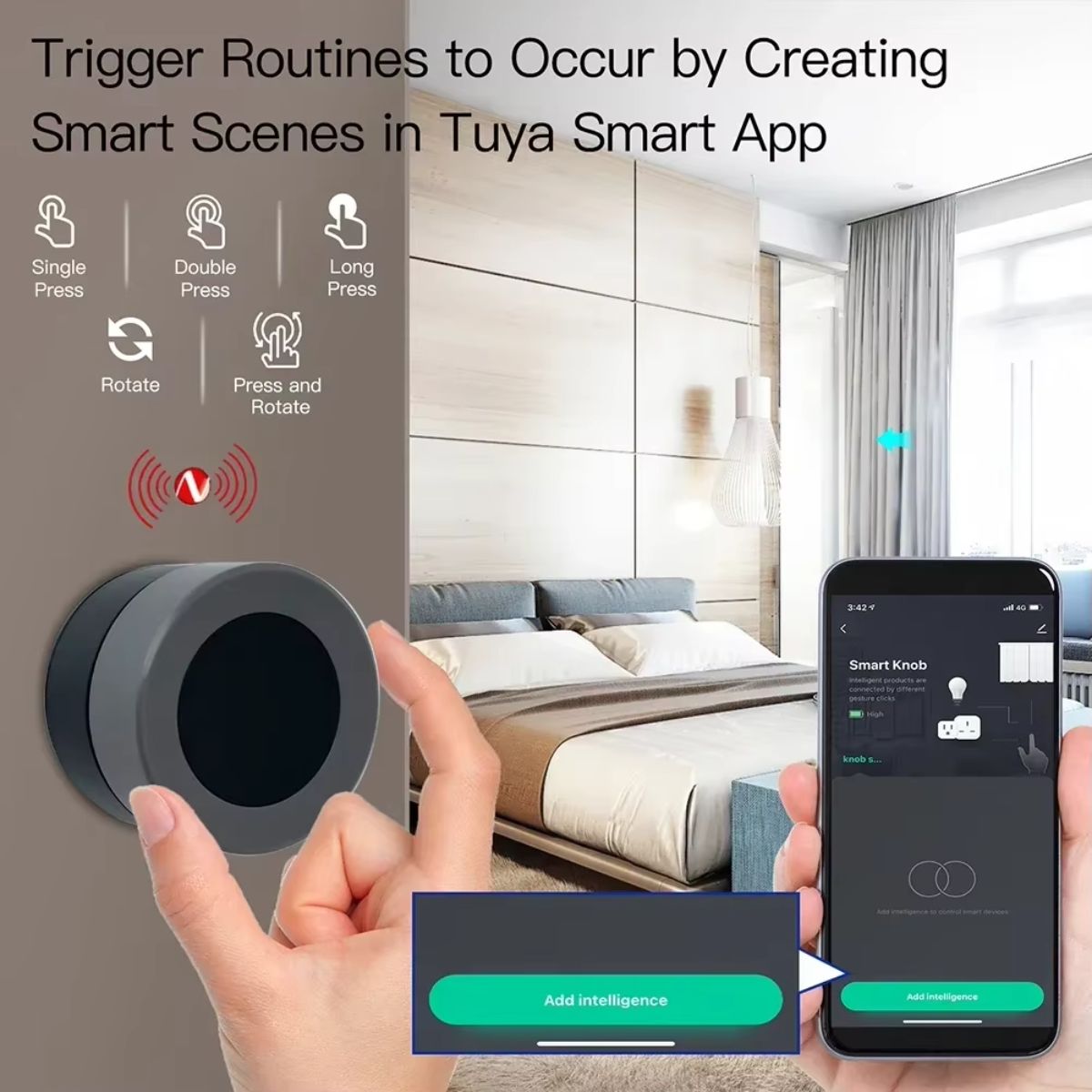 Tuya ZigBee Smart Wireless Scene Knob
